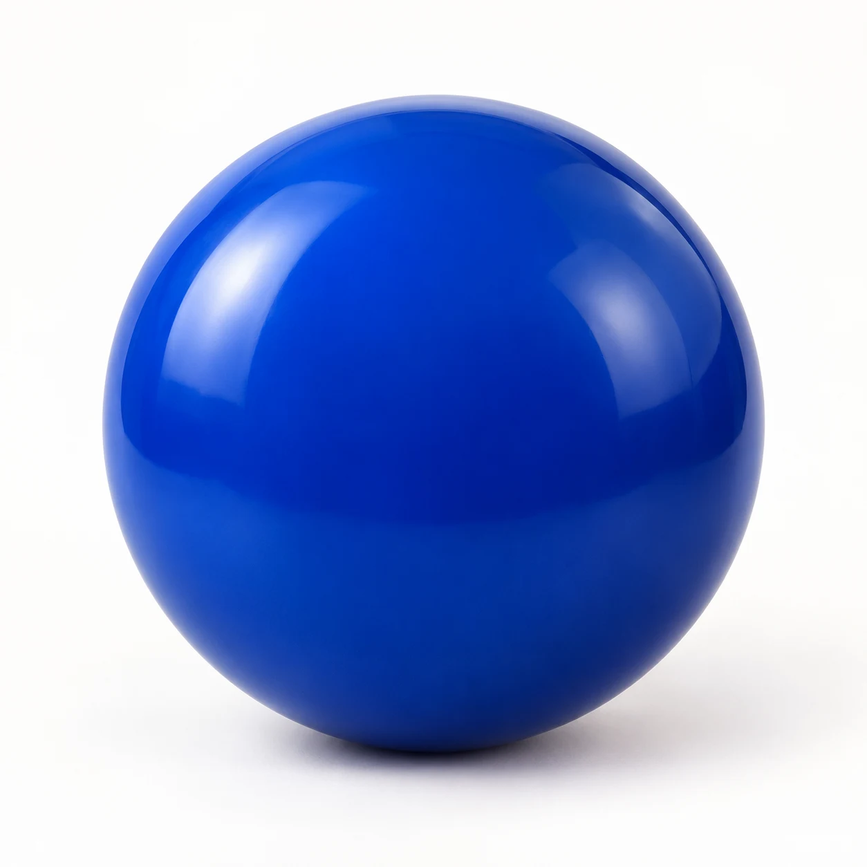 Solid-color bowling ball